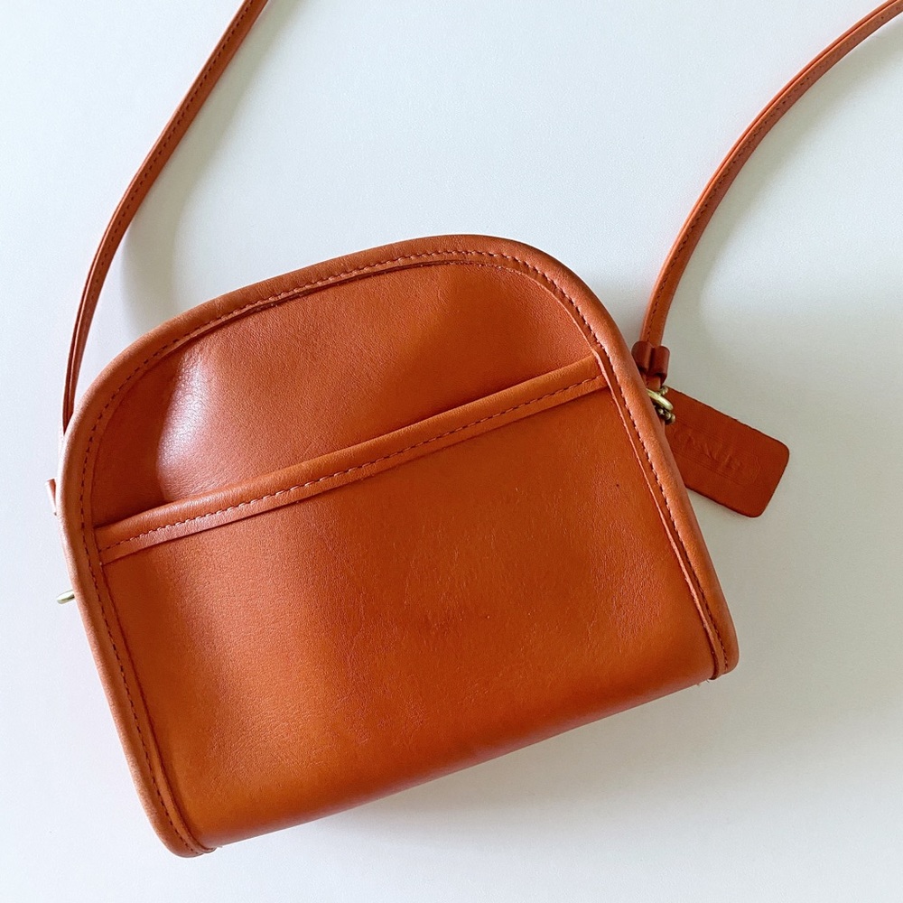 ‼️SOLD‼️ Vintage Coach Orange Purse